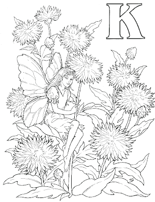 fairy coloring pages