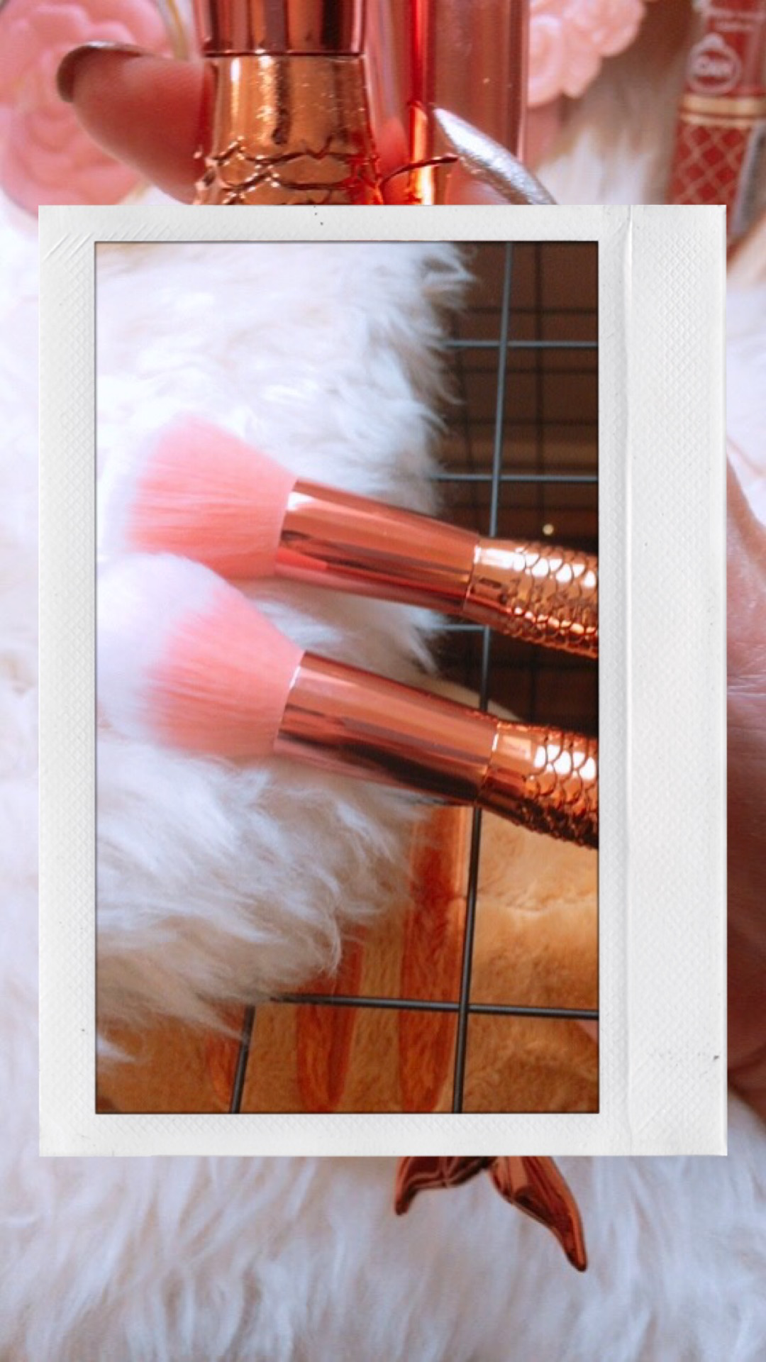 Review: Coshine 10pcs/set Rose Gold Unique Mermaid Make Up Brush Set Cosmetic Tool Kits