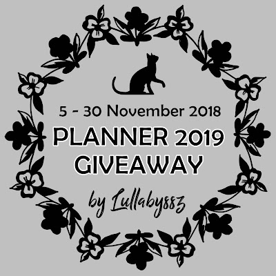 Planner 2019 Giveaway by Lullabyssz