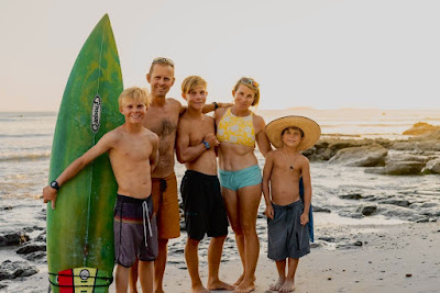 Surfing At La Lancha beach in Punta De Mita Mexico. Spanish surf terms.