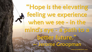 Jerome Groopman quote about elevating yourself and others