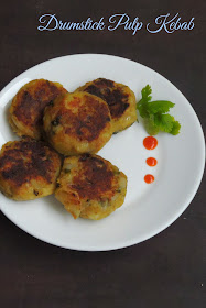 Drumstick pulp cutlet, Potato & Drumstick pulp Kebab