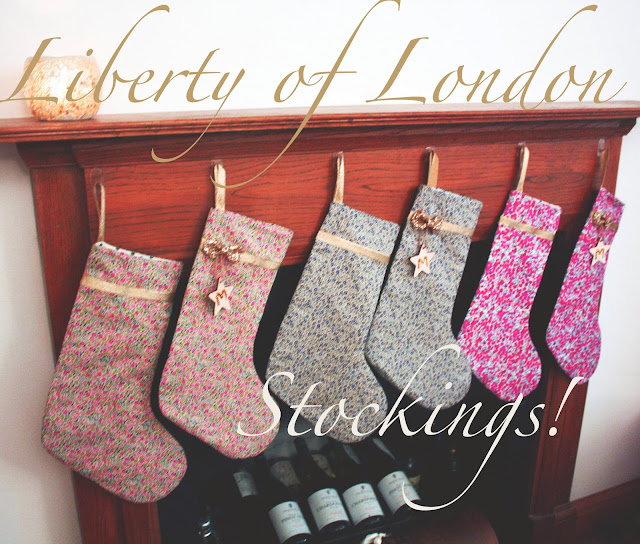 meg-made Liberty London Christmas Stocking