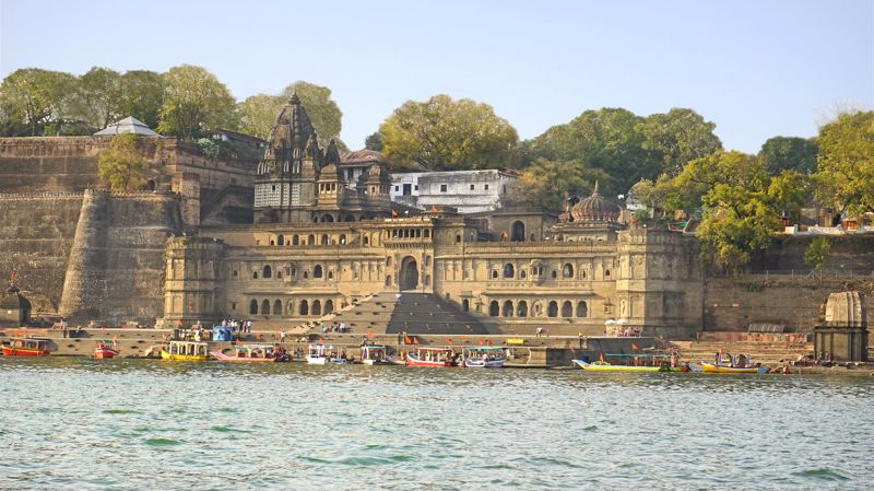 Fort Ahilya in Maheshwar