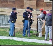 The Artillery Squad!  They Fire the Cannon to Start the Race.