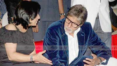 Amitabh and Abhishek Bachchan Reebok’s Shiamak Davar Collection Launch Pics