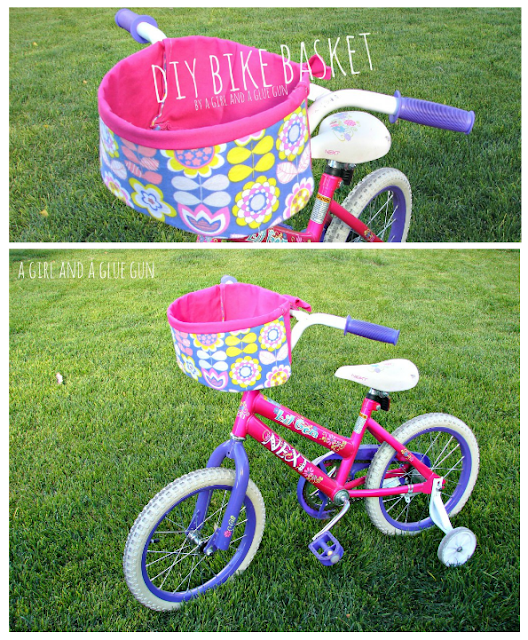 DIY bike basket tutorial