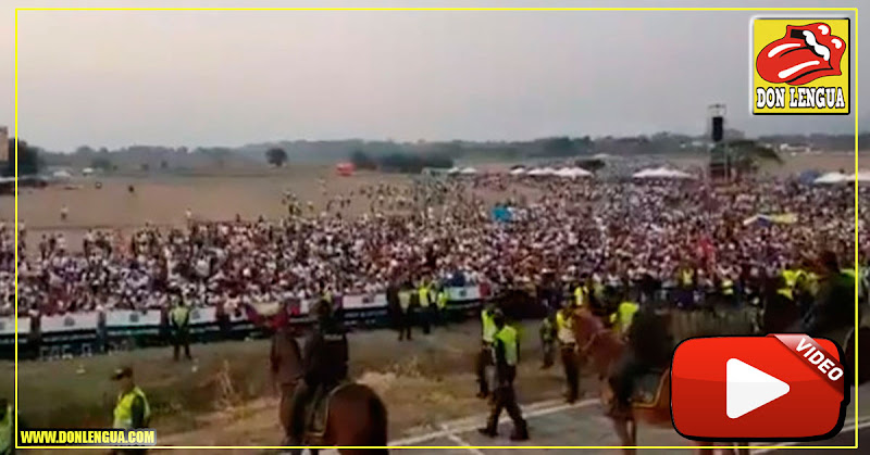 Miles de personas ya están en Cúcuta esperando por el concierto por Venezuela