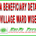 NFSA Beneficiary Details (Village Ward wise)
