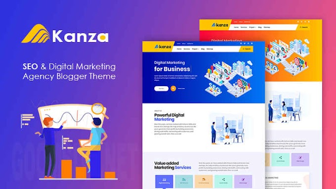 Kanza Responsive Blogger Template