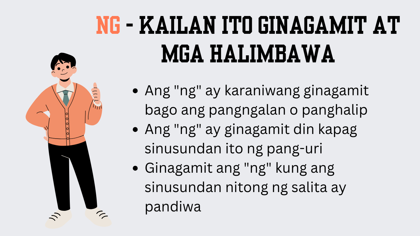 Saan ginagamit ang ng at nang