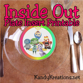 Throw a fun Inside Out party with this simple printable. Easily dress up your dessert table to excite the voices in your head as well as your party guests.