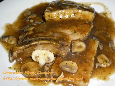 Pork Tofu with Mushroom and Oyster Sauce