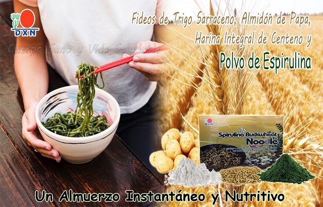 Fideos Nutritivo con Espirulina