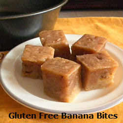 Gluten Free Banana Bites Recipe @ treatntrick.blogspot.com