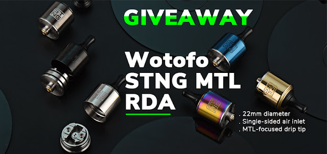 Wotofo STNG MTL RDA Giveaway