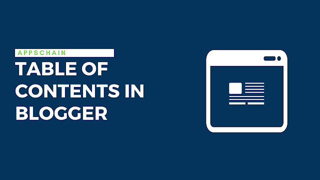 How to Add Table of Content in Blogger - The Easy Way