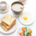 GARLIC BREAD & CHICKEN SOUP ...Breakfast Set 1