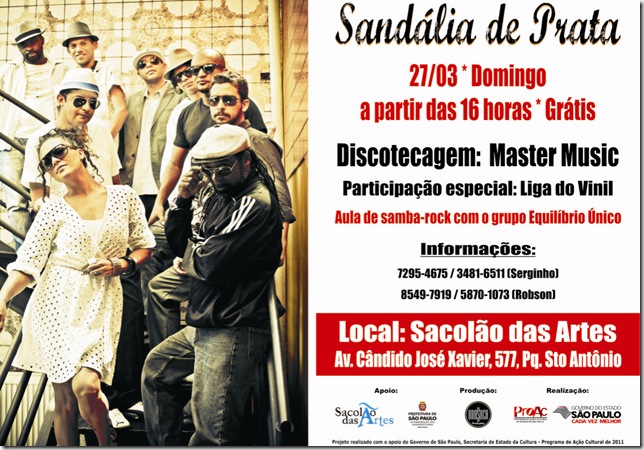 E-FLYER SANDÁLIA - SACOLÃO DAS ARTES