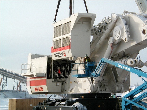 TEREX RH400 worlds largest hydraulic shovel 18