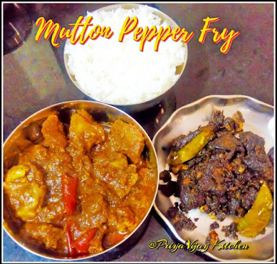 Mutton Pepperfry – Mutton Milagu Varuval – Mutton Pepper Gravy - Mutton Recipe