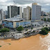 Paraíba do Sul continua a baixar nesta segunda-feira