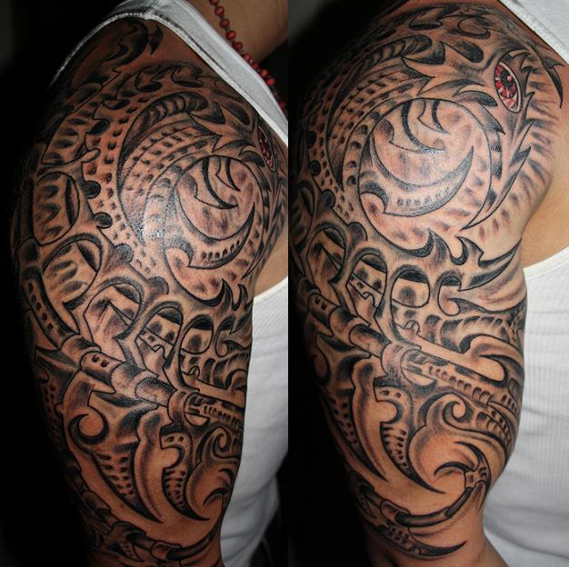 BioMechanical Tattoo Photos mechanic tattoo bio tattoo designs