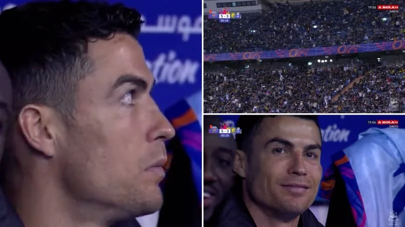 Cristiano Ronaldo looked emotional after heartwarming reception from Saudi crowds