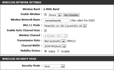 configure 2.4ghz