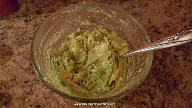 Mashed Avocado The Easiest Guacamole  www.hensleefarmadventures.com