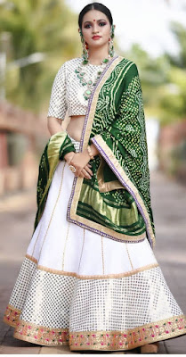 Latest Chaniya, Lehenga choli, White dress in india - 2020