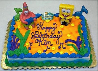 SpongeBob cakes for children parties