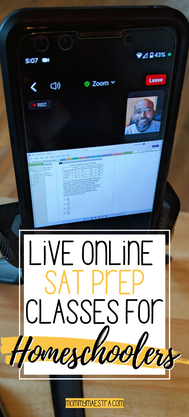 Online SAT Prep Classes for Homeschoolers