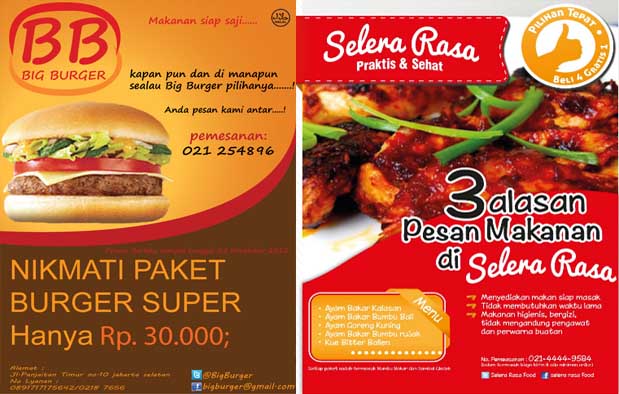 Contoh Iklan Produk Makanan