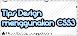 Tips Design menggunakan CSS3