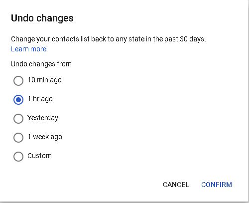 google contacts in android