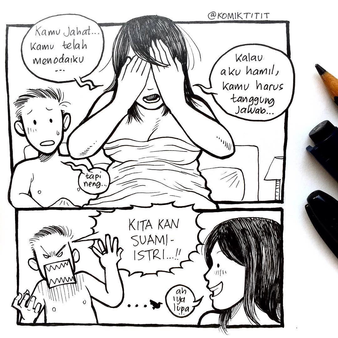 Gambar Komik Lucu Suami Istri Dunia Meme