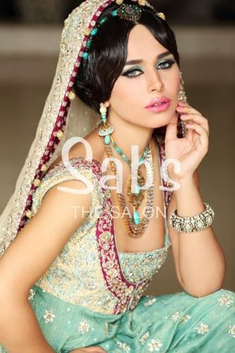 Ayyan Ali Hot Model Bridal Makeup Shoots for Sabs Salon 2013/14