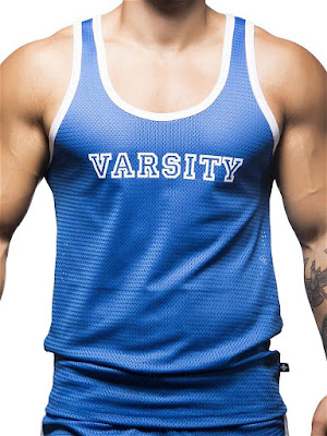 Andrew-Christian-Varsity-Mesh-Tank-Top-Royal-Detail-Cool4guys-Online-Store