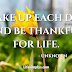 Wake Up Each Day and Be Thankful For Life - Unknown | Image Quotes