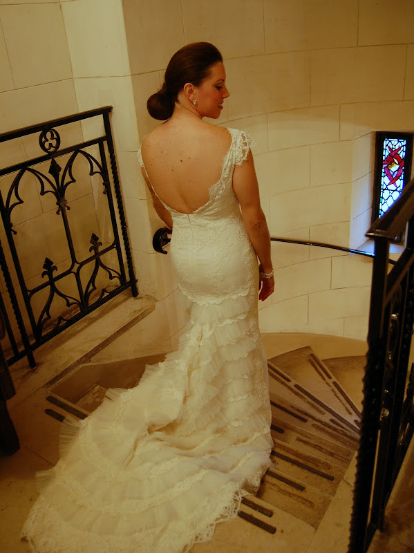  my Lazaro wedding gown was perfect I purchased it from a former bride 