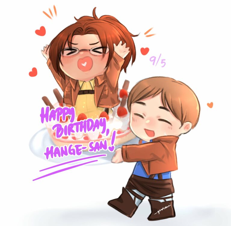 Shingeki no Kyojin – así es como los fans celebran el cumpleaños de Hange Zoe