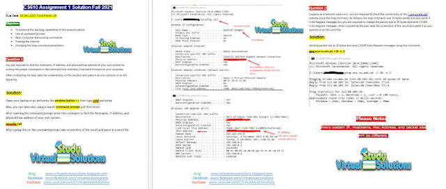 Sample Preview CS610 Assignment 1 Solution Fall 2021