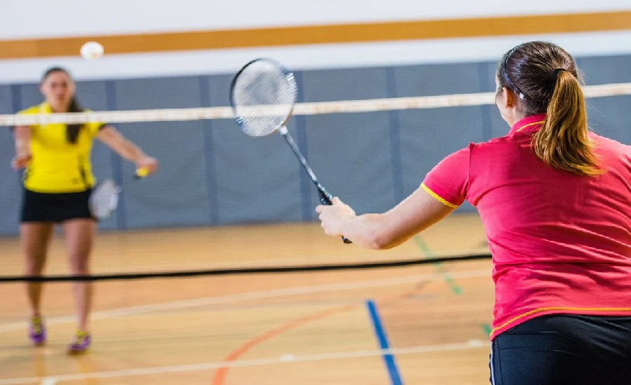 Playing Badminton