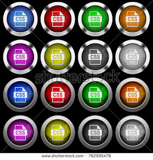 Imagenes iconos CSS en diferentes colores: azul rojo verde magenta