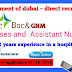 Government of dubai  direct recruitment Staff Nurses and Assistant Nurses
