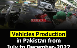 Vehicles in Production in Pakistan July-December-2022