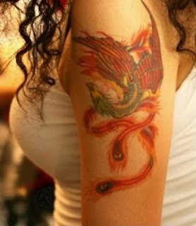 Female Japanese Phoenix Tattoo Designs Picture 5