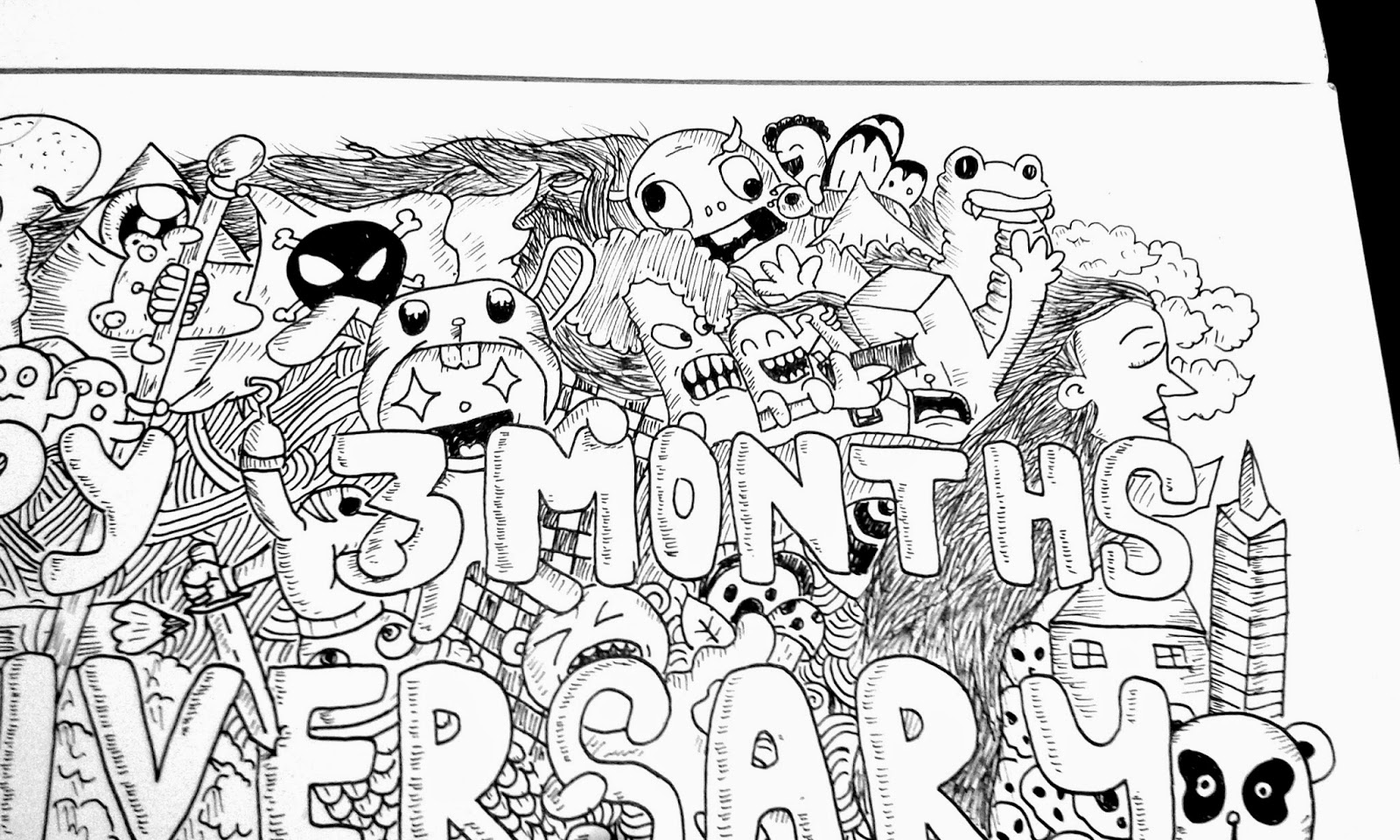 Gambar Doodle Happy Anniversary Populer Dan Terlengkap Top Meme