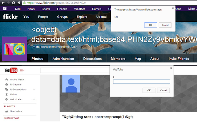 yahoo xss 1